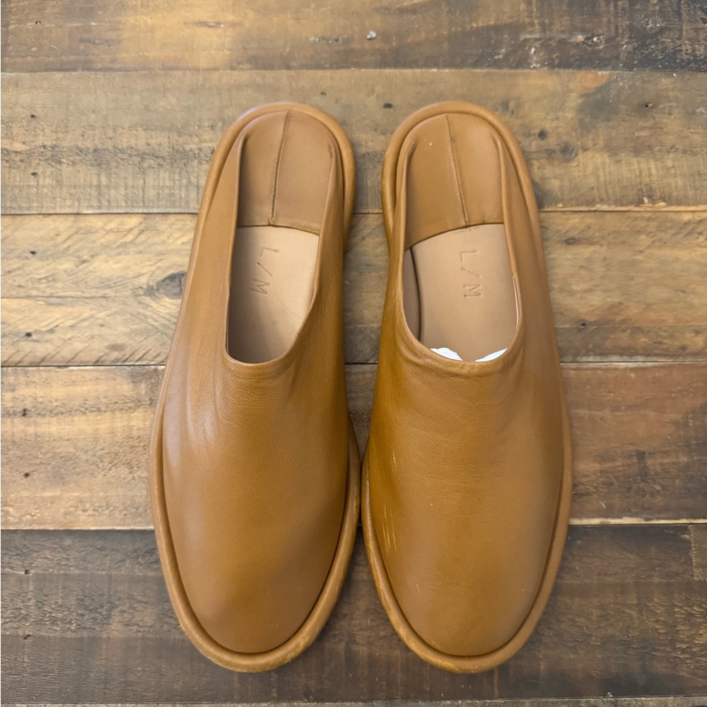 Lauren manoogian new fold mule camel size 40